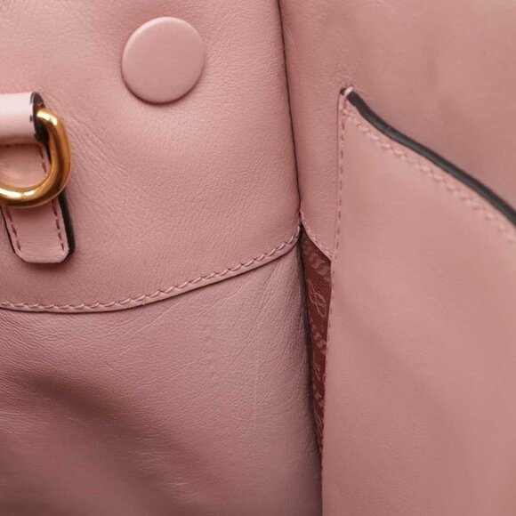 PRADA Pink Leather Saffiano Shoulder Bag - Picture 8 of 9